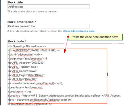 Drupal web stats