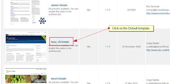 Outil d’analyse de site Joomla